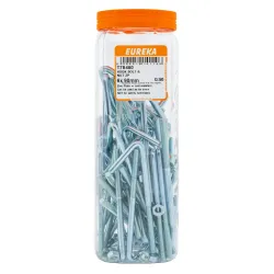 Eureka Hook Bolt & Nut Zink Plated 6X 90mm Quantity:50
