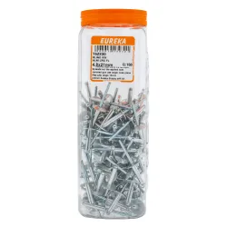 Eureka Blind Riv Alm Lrg Fl4.8X21mm Quantity:150, EUREKA - Cashbuild