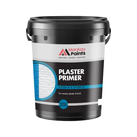 Mackay Plaster Primer Water Based 20L White, Mackay - Cashbuild