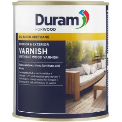 Duram Varnish Gloss 1L Clear,  - Cashbuild
