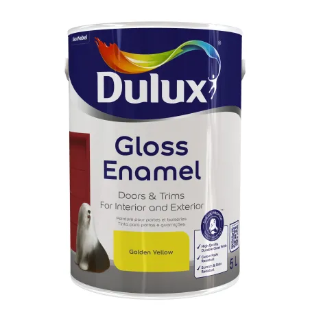 Dulux Gloss Enamel 5L Gloss Yellow,  - Cashbuild