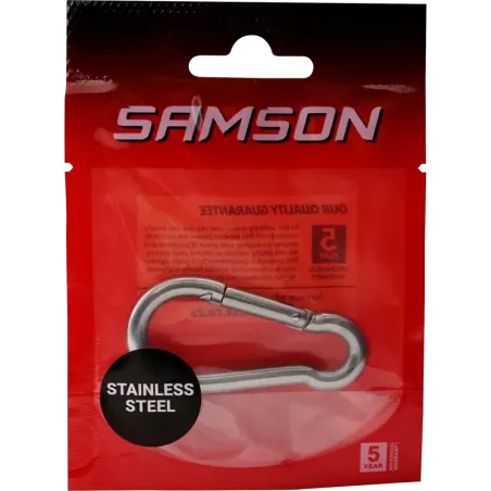 Carabine Hook M6X60 Stainless Steel 304, SAMSON - Cashbuild