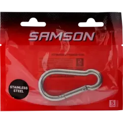 Carabine Hook M8X80 Stainless Steel 304, SAMSON - Cashbuild