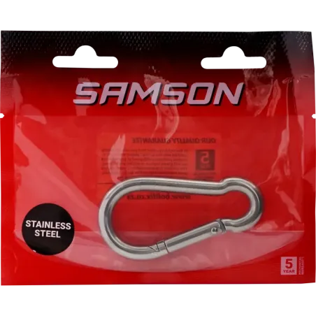 Carabine Hook M8X80 Stainless Steel 304, SAMSON - Cashbuild