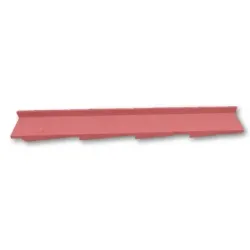 Steel Tile Side Wall Flashing Right hand Burgundy, HARVEY - Cashbuild