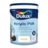 Dulux Acrylic Pva 5L Almond White, DULUX - Cashbuild